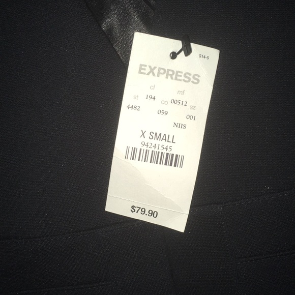 🎉NWT🎉Express Contour Little Black Dress - Picture 4 of 7